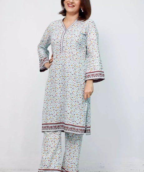 Gul Ahmed Lawn Shirt'21 SL#909B