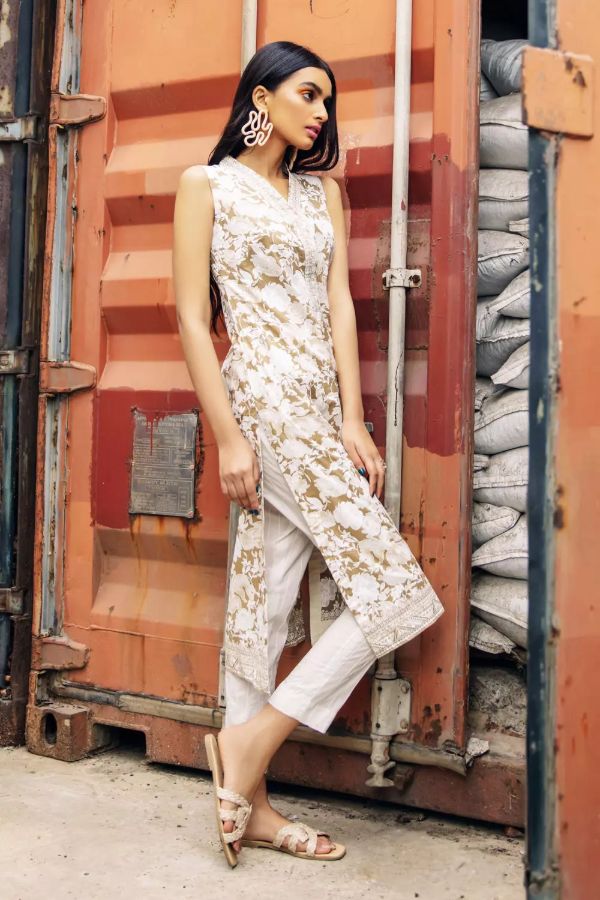 Gul Ahmed Lawn Shirt'21 SL#940A