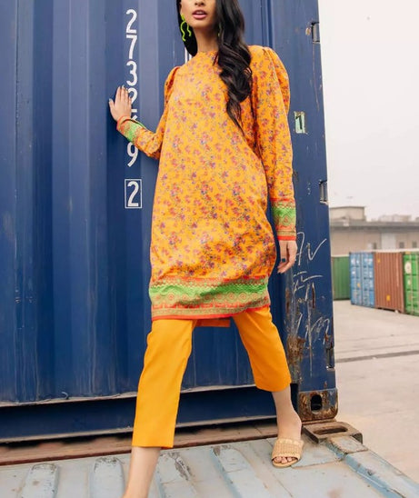 Gul Ahmed Lawn Shirt'21 SL#971A