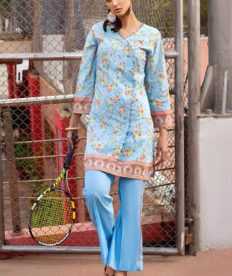 Gul Ahmed Lawn Shirt'21 SL#973A