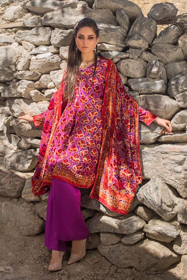 Gul Ahmed Premium Velvet`21 BVL#12012-A