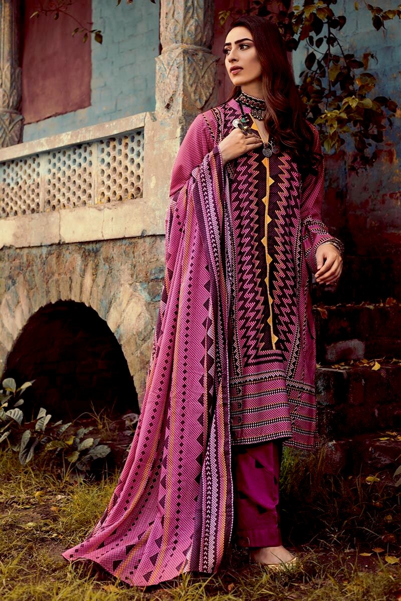 Gul Ahmed Winter Collection'20 CD#45