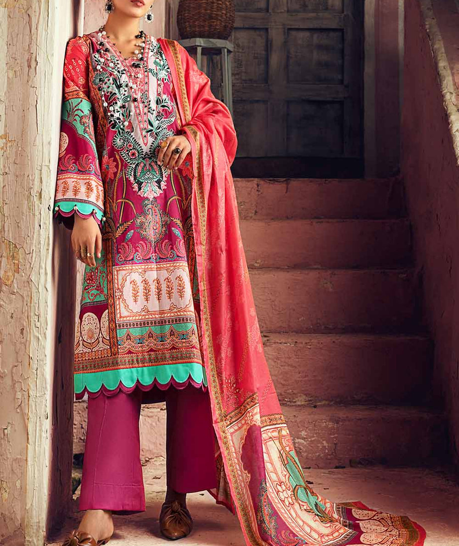 Gul Ahmed Winter Collection'21 CD#12002