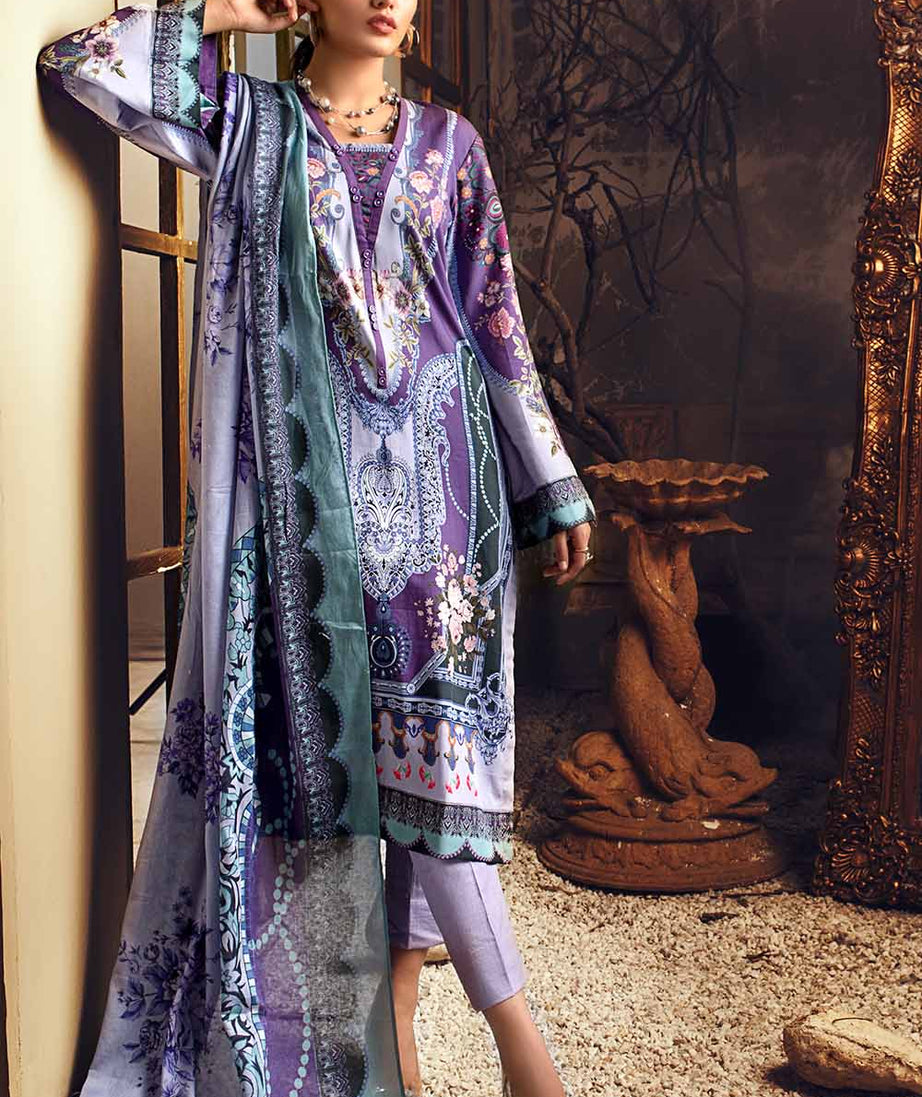 Gul Ahmed Winter Collection'21 CD#12010 A