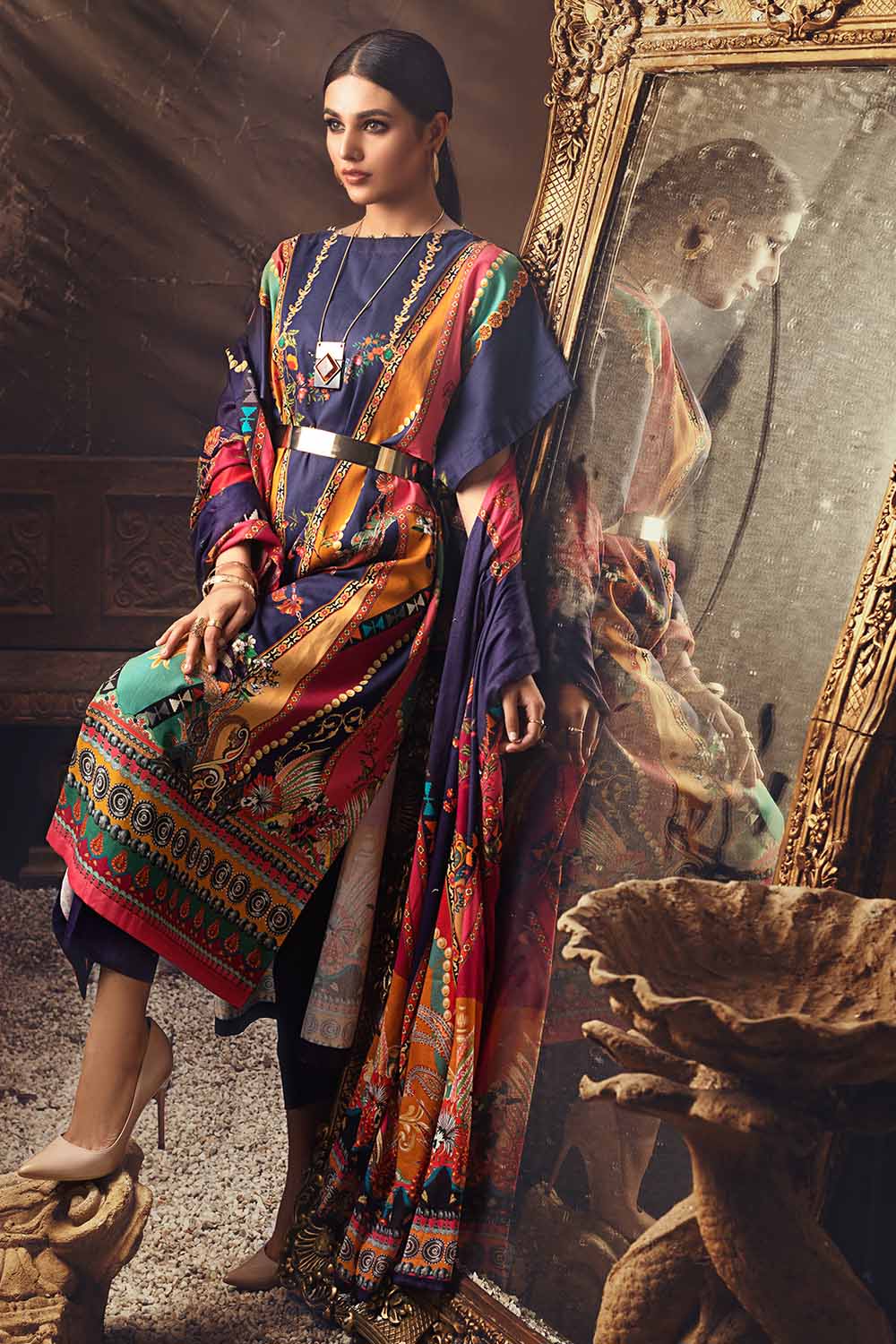 Gul Ahmed Winter Collection'21 CD#12012 A