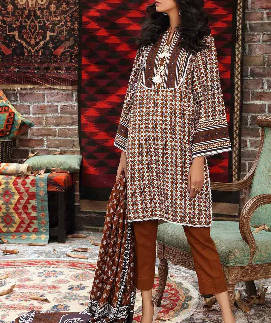 Gul Ahmed Winter Collection'21 K#12010 A