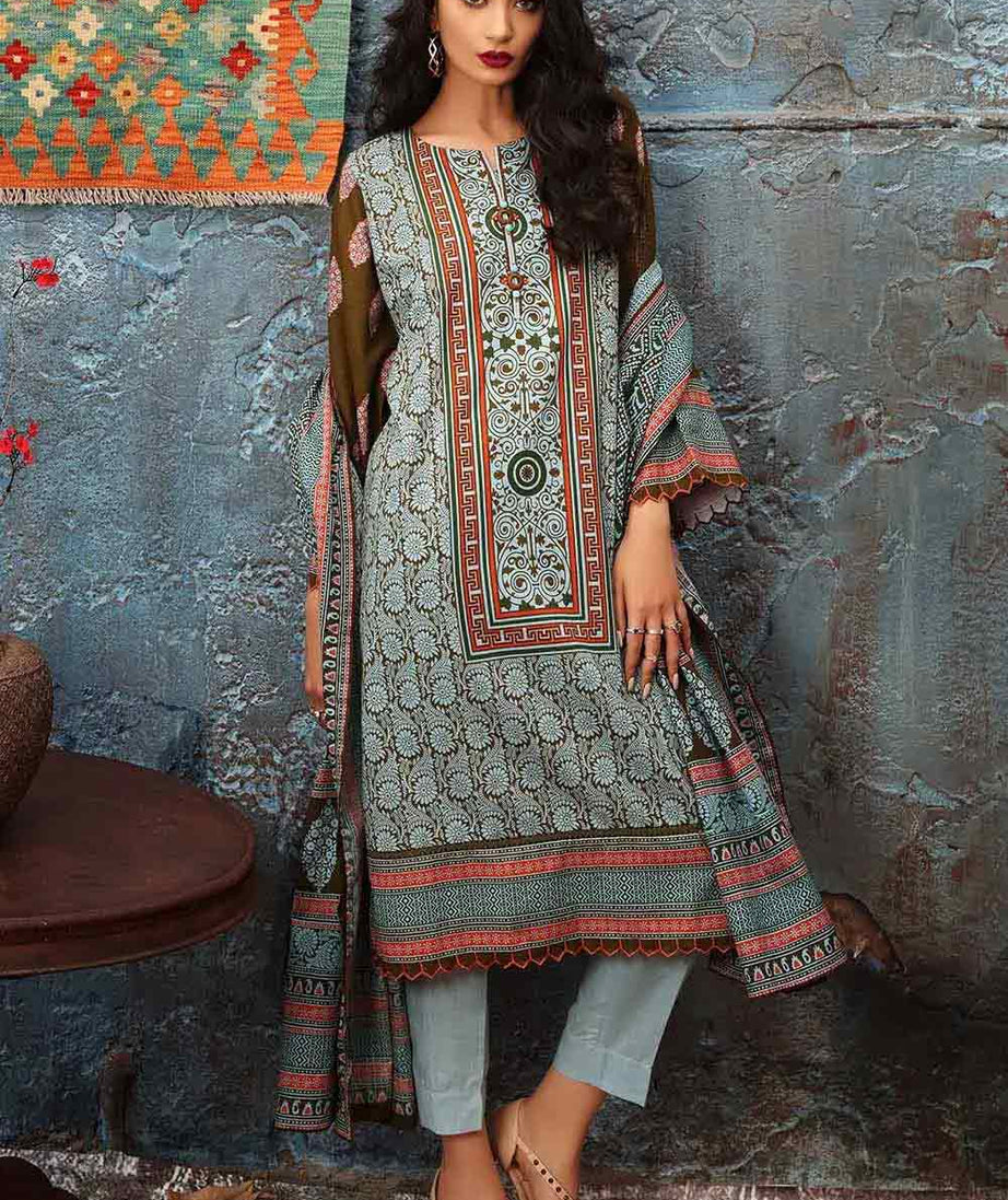 Gul Ahmed Winter Collection'21 K#12027 B