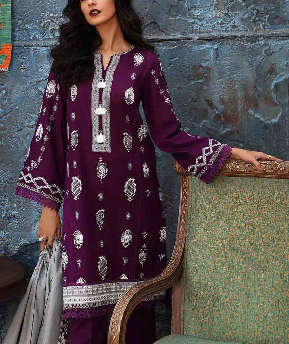 Gul Ahmed Winter Collection'21 K#12034 B