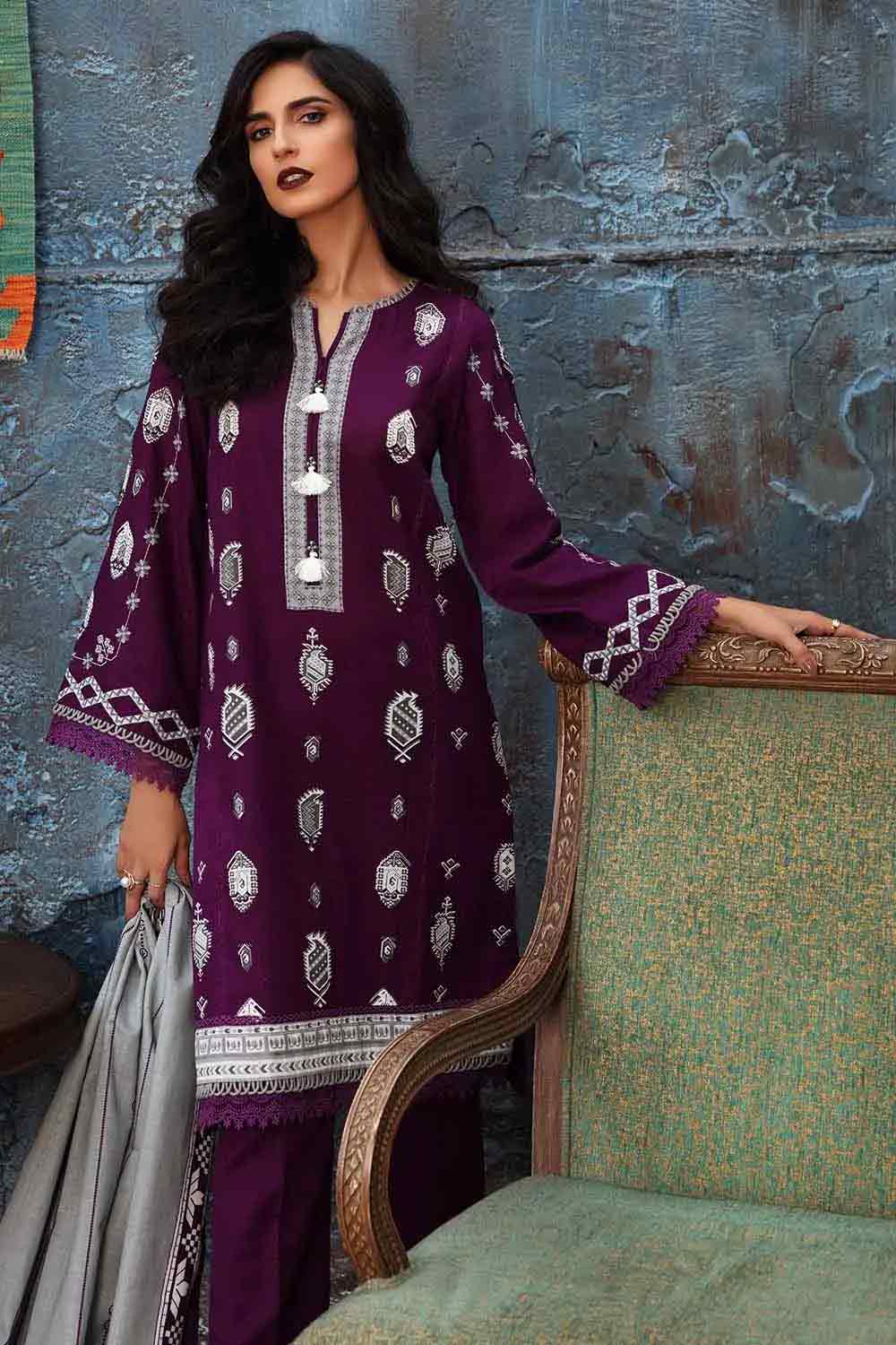 Gul Ahmed Winter Collection'21 K#12034 B