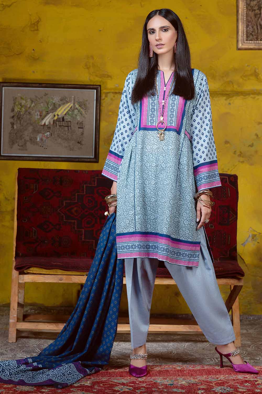 Gul Ahmed Winter Collection'21 K#12045