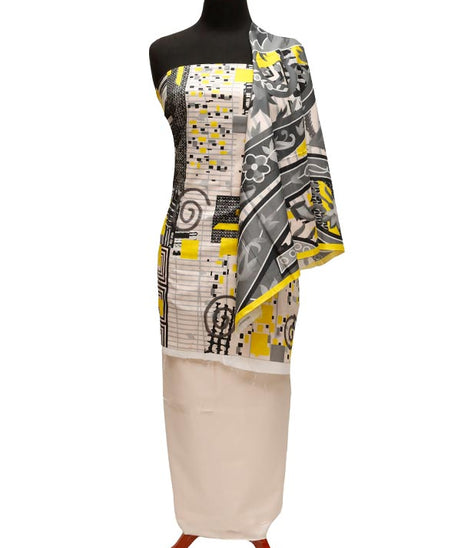Gul Jaan Digital Linen`22 D#21968 Fawn