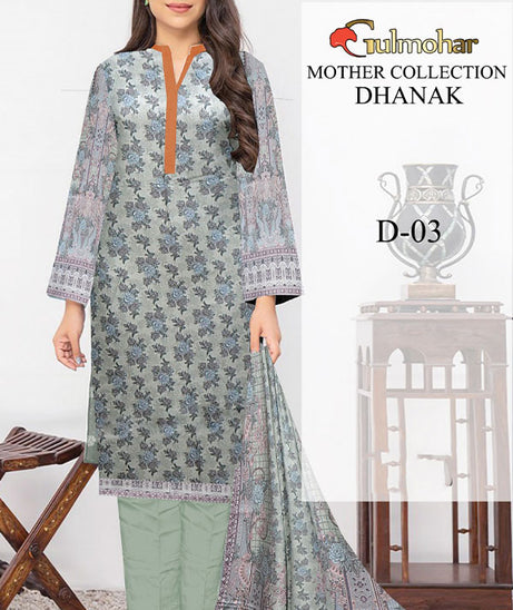 Gul Mohar Dhanak M/Collection`22 D#03
