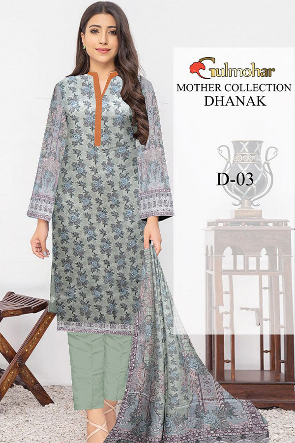 Gul Mohar Dhanak M/Collection`22 D#03