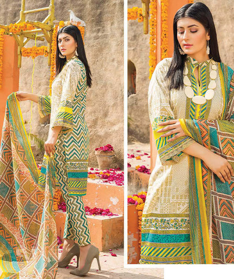 Gul-e-Jaan P/Lawn`22 D#1803 Green