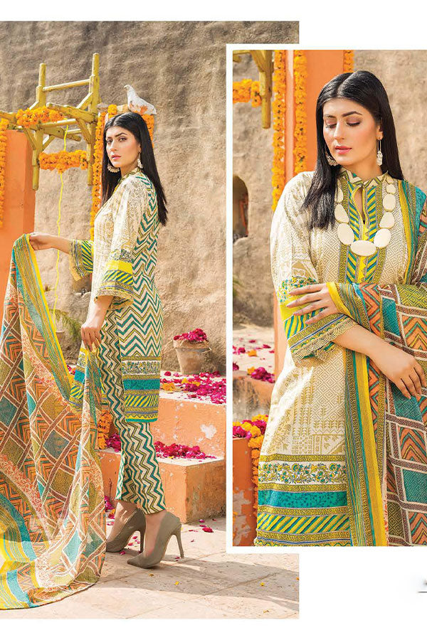 Gul-e-Jaan P/Lawn`22 D#1803 Green