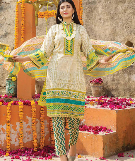 Gul-e-Jaan P/Lawn`22 D#1803 Green
