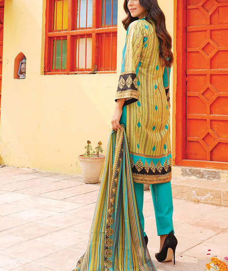 Gul-e-Jaan P/Lawn`22 D#1805 D Green
