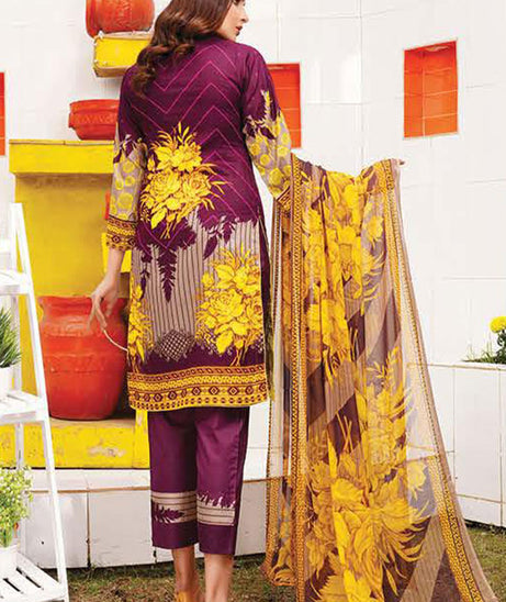 Gul-e-Jaan P/Lawn`22 D#1806 Purple