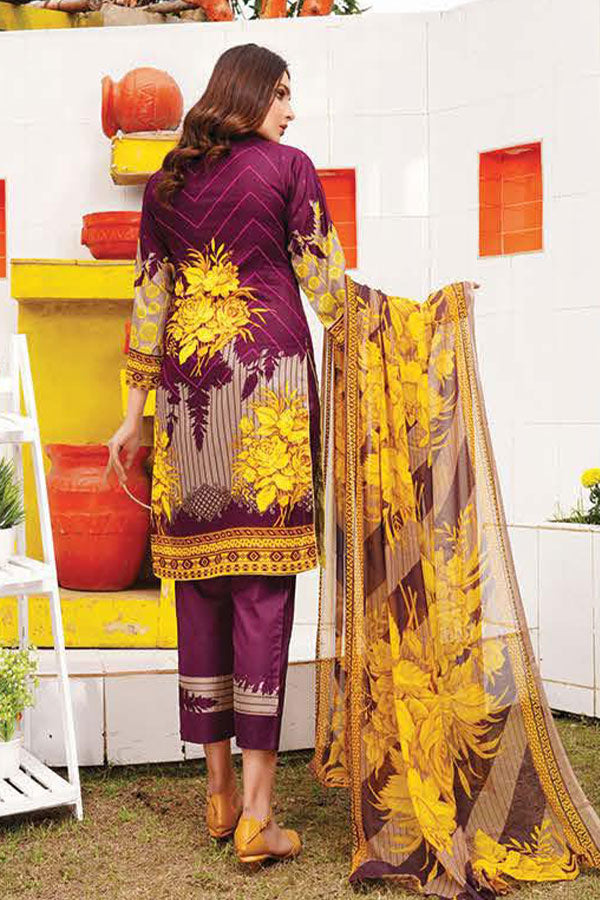 Gul-e-Jaan P/Lawn`22 D#1806 Purple
