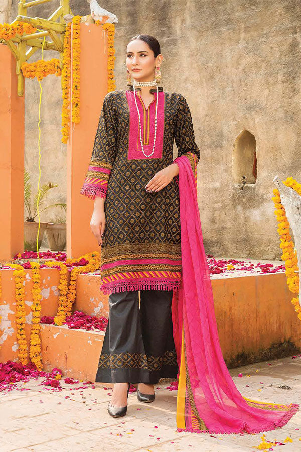 Gul-e-Jaan P/Lawn`22 D#1809 Black