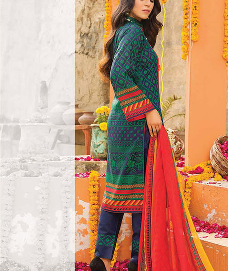 Gul-e-Jaan P/Lawn`22 D#1809 N Blue