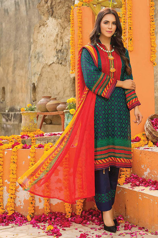 Gul-e-Jaan P/Lawn`22 D#1809 N Blue