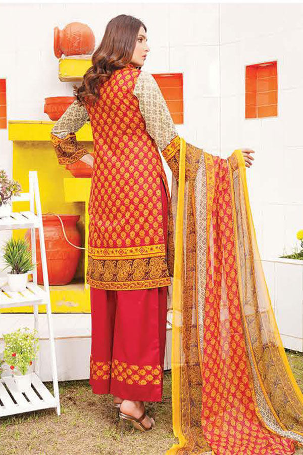 Gul-e-Jaan P/Lawn`22 D#1810 Maroon