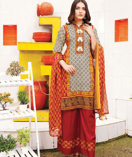 Gul-e-Jaan P/Lawn`22 D#1810 Maroon