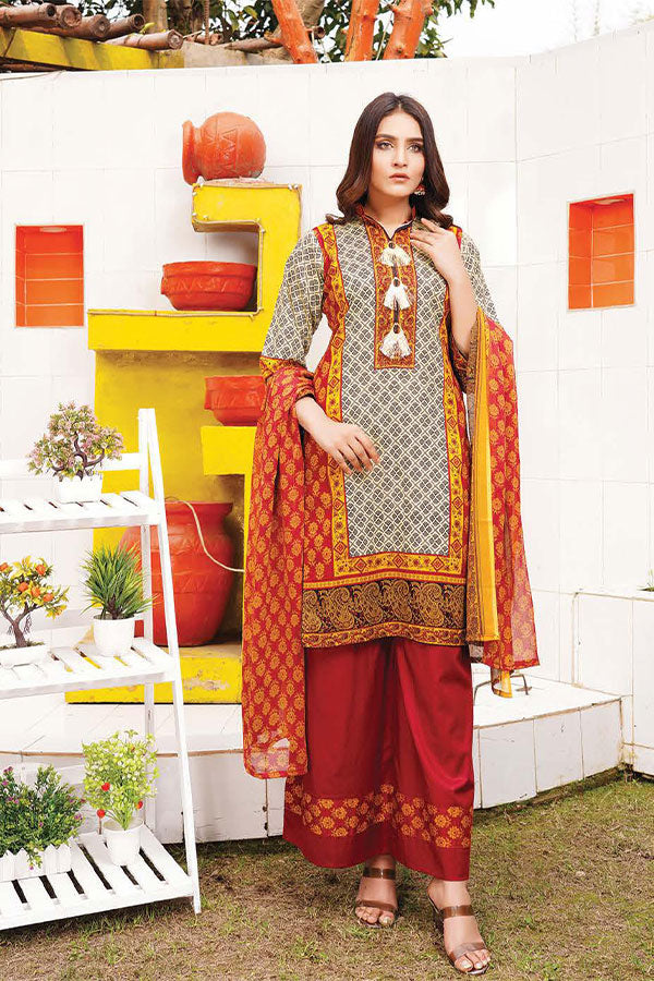 Gul-e-Jaan P/Lawn`22 D#1810 Maroon