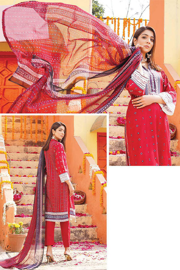Gul-e-Jaan P/Lawn`22 D#1813 Maroon