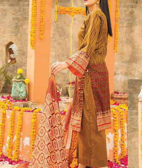 Gul-e-Jaan P/Lawn`22 D#1815 D Brown