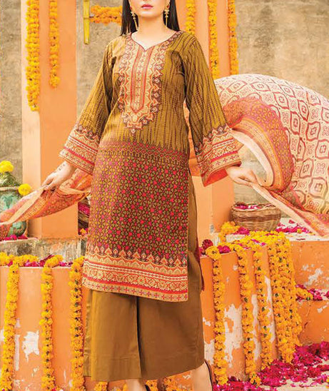 Gul-e-Jaan P/Lawn`22 D#1815 D Brown