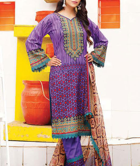 Gul-e-Jaan P/Lawn`22 D#1815 Purple