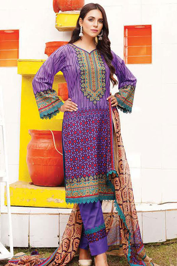 Gul-e-Jaan P/Lawn`22 D#1815 Purple