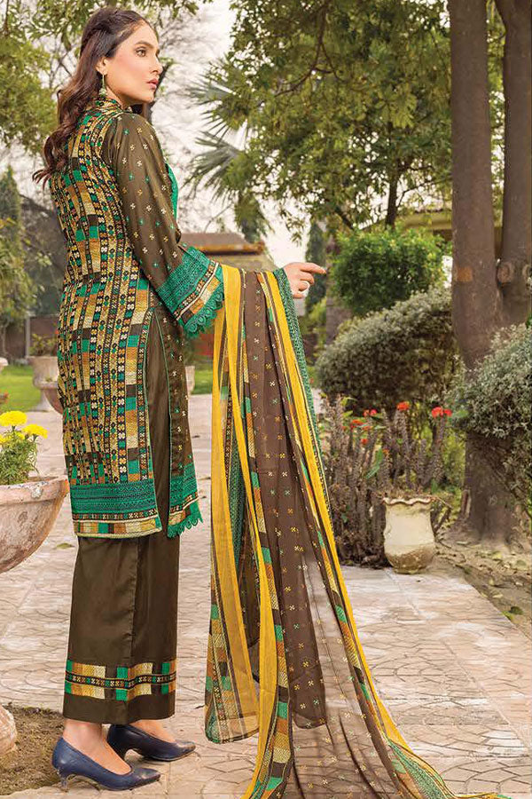 Gul-e-Jaan P/Lawn`22 D#1817 M Green