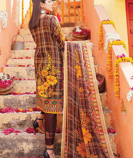 Gul-e-Jaan P/Lawn`22 D#1818 CH Brown