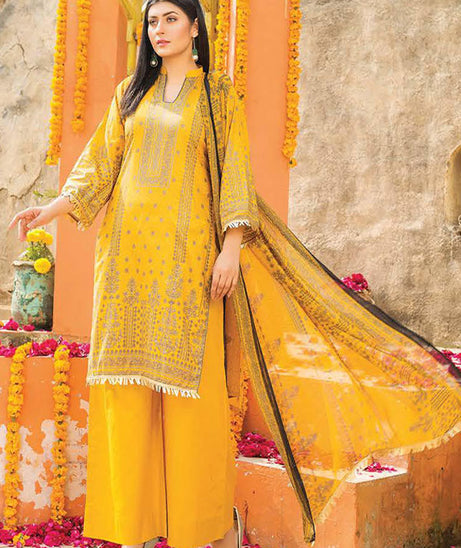 Gul-e-Jaan P/Lawn`22 D#1819 Yellow