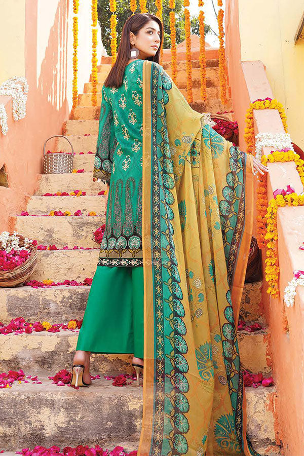 Gul-e-Jaan P/Lawn`22 D#1820 Green