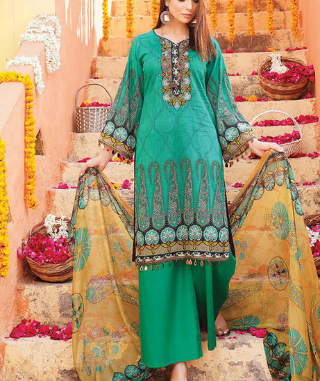 Gul-e-Jaan P/Lawn`22 D#1820 Green