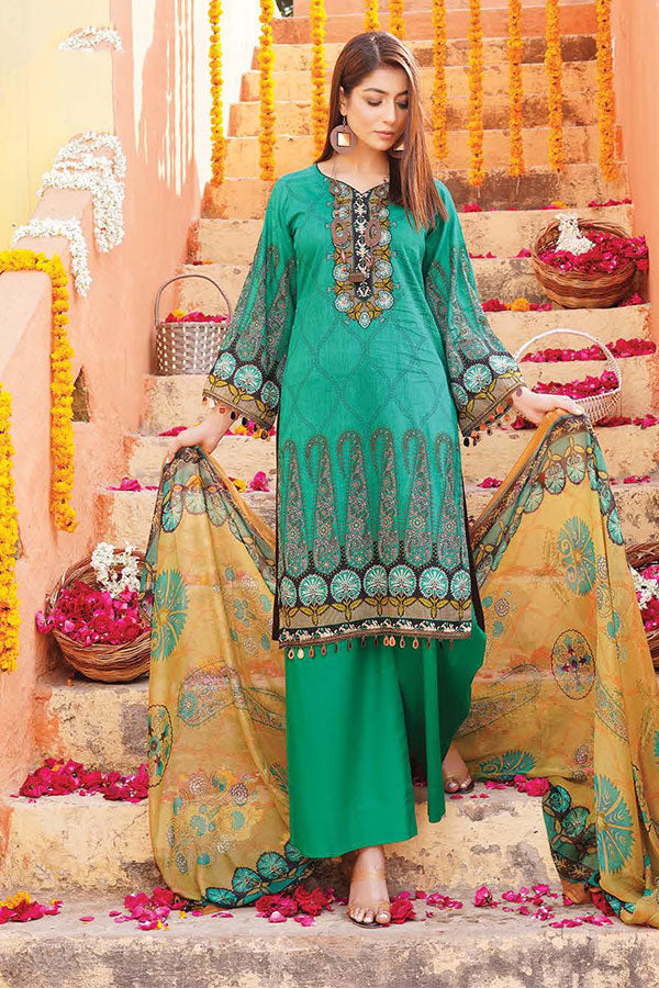Gul-e-Jaan P/Lawn`22 D#1820 Green