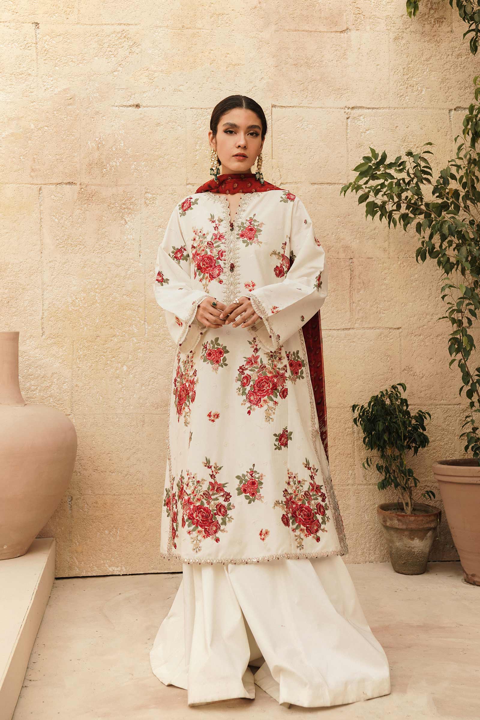 Zara Shahjahan Eid Luxury Lawn`22 D# GUL