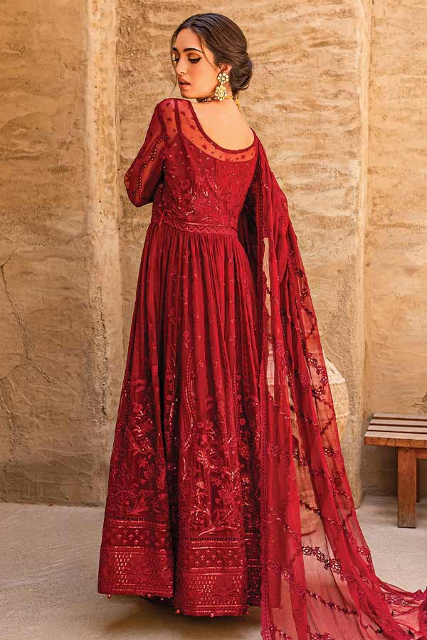 Gulaal Embroidered Chiffon'22 EC#01 ZAARIYA
