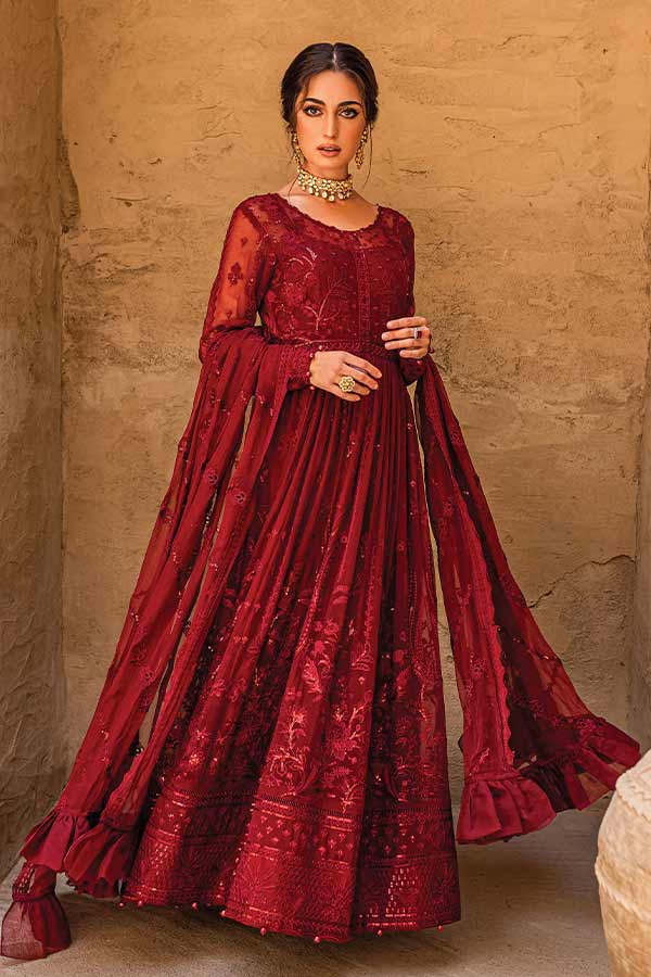 Gulaal Embroidered Chiffon'22 EC#01 ZAARIYA
