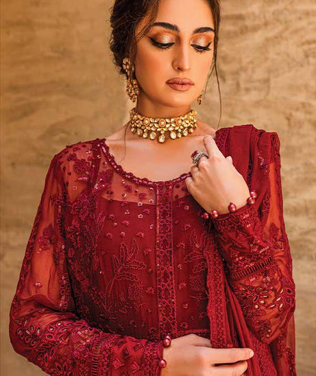Gulaal Embroidered Chiffon'22 EC#01 ZAARIYA