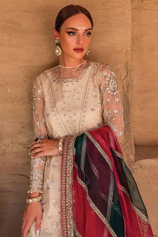 Gulaal Embroidered Chiffon'22 EC#08 HAZAL