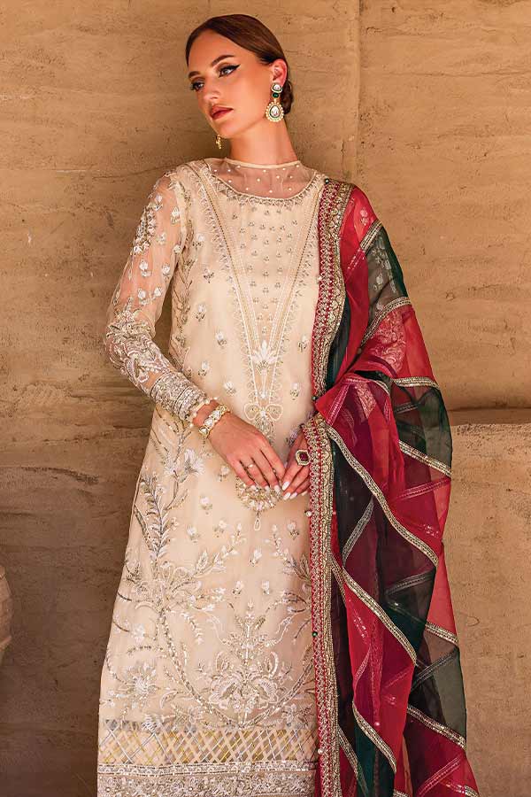 Gulaal Embroidered Chiffon'22 EC#08 HAZAL