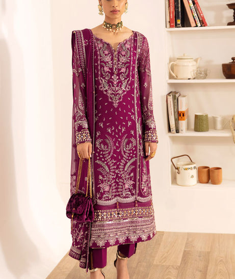 Gulaal Embroidered Chiffon’23 D#04 (ROHEEN)