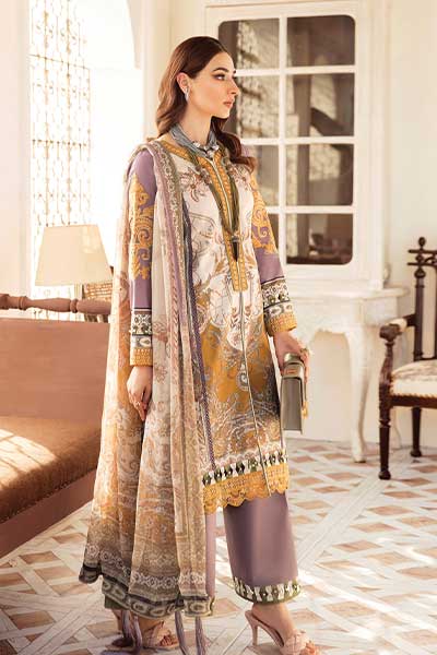 Gulaal Lawn Collection`22 Vol-1 D#08 (SERAPHINA)