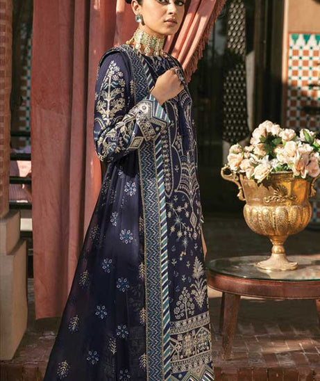 Gulaal Luxury Lawn Collection'22 D#3 LEENA