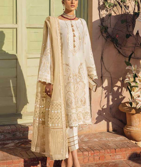Gulaal Luxury Lawn Collection'22 D#4 RUHI